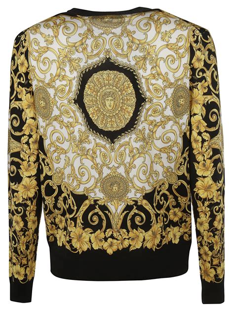 versace colourful logo sweater|versace sweaters women.